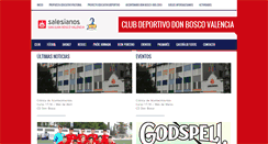 Desktop Screenshot of cddonboscovalencia.com